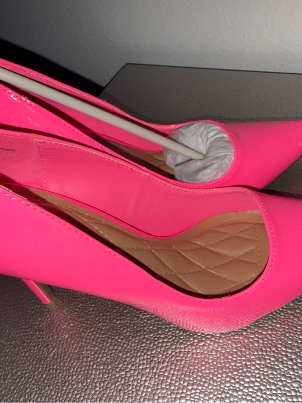 Rouge! Hot Pink Pointed-Toe Patent Heels - Picture 5 of 6